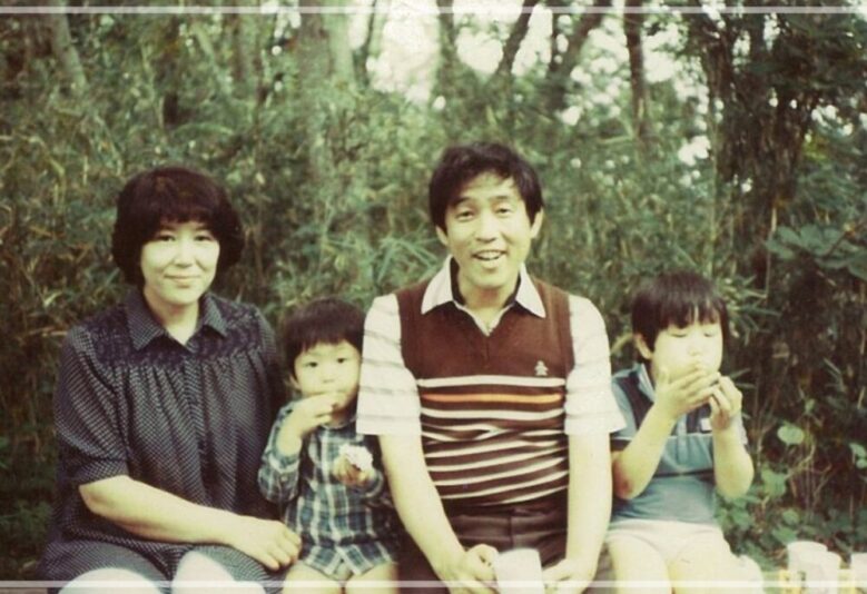 萩原欽一と妻の澄子